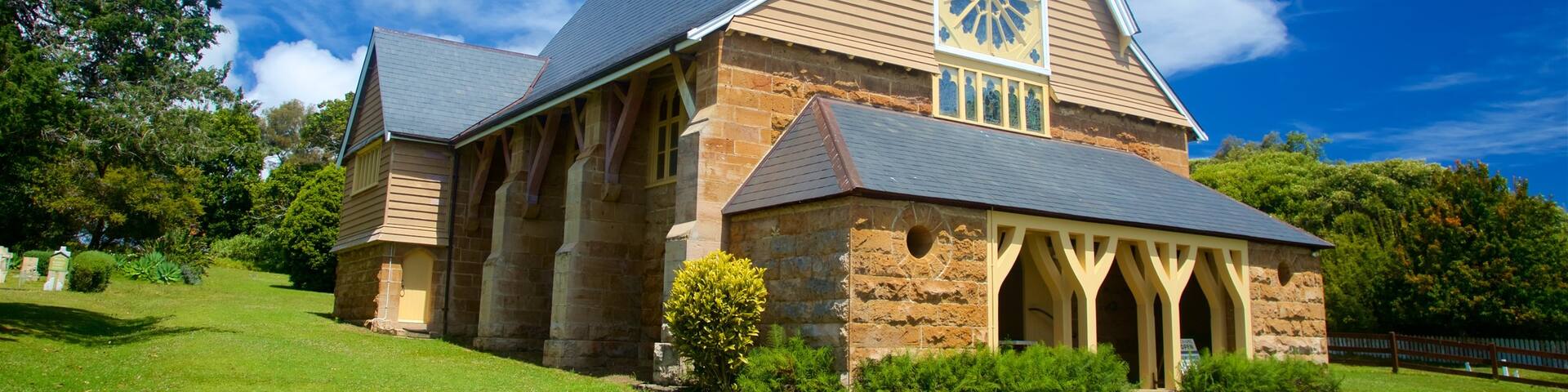 Norfolk Island featuring a church or cathedral