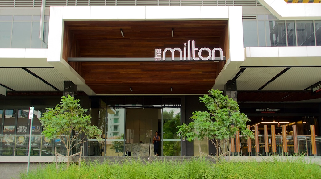 Milton which includes signage