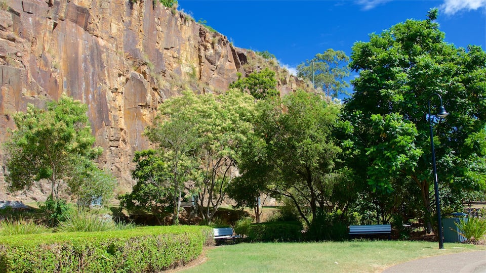 Kangaroo Point Cliffs featuring a garden