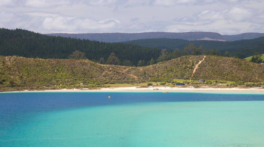 Kai Iwi Lakes showing a bay or harbour and tranquil scenes