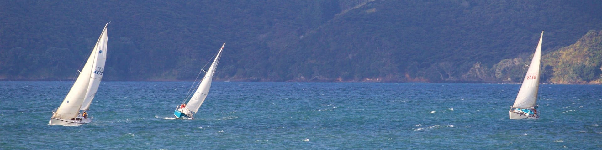 Cable Bay featuring tranquil scenes, a bay or harbour and boating