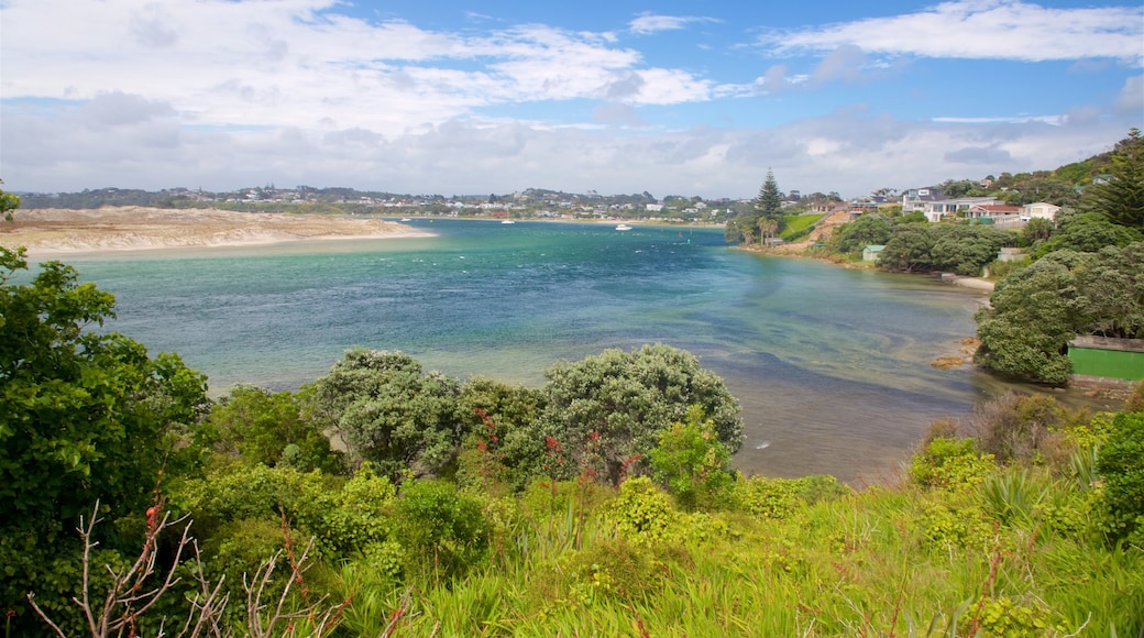 Mangawhai Heads que incluye un río o arroyo