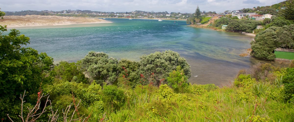 Mangawhai Heads which includes a river or creek