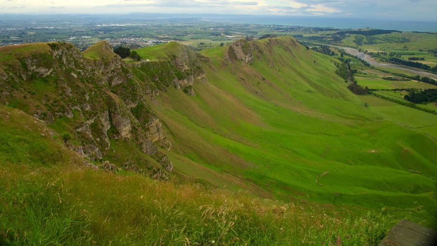 Te Mata Peak som visar stillsam natur och landskap