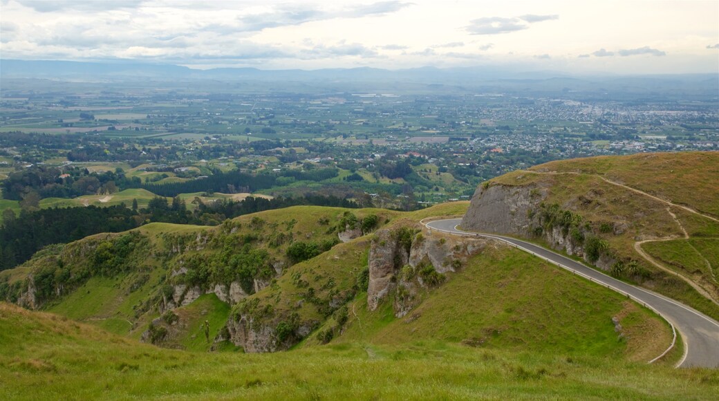 Te Mata Peak che include paesaggi rilassanti e vista del paesaggio