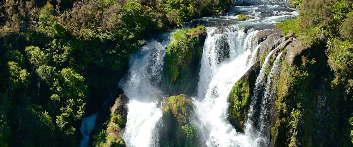 Waipunga Falls ofreciendo una catarata y un río o arroyo