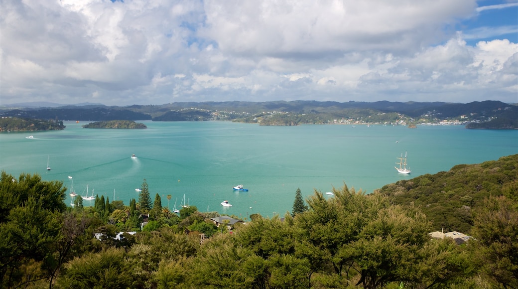 Flagstaff Hill which includes landscape views, a bay or harbour and tranquil scenes