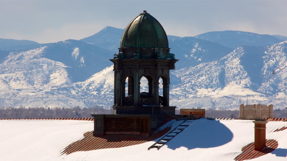 History Colorado featuring snow, landscape views and mountains