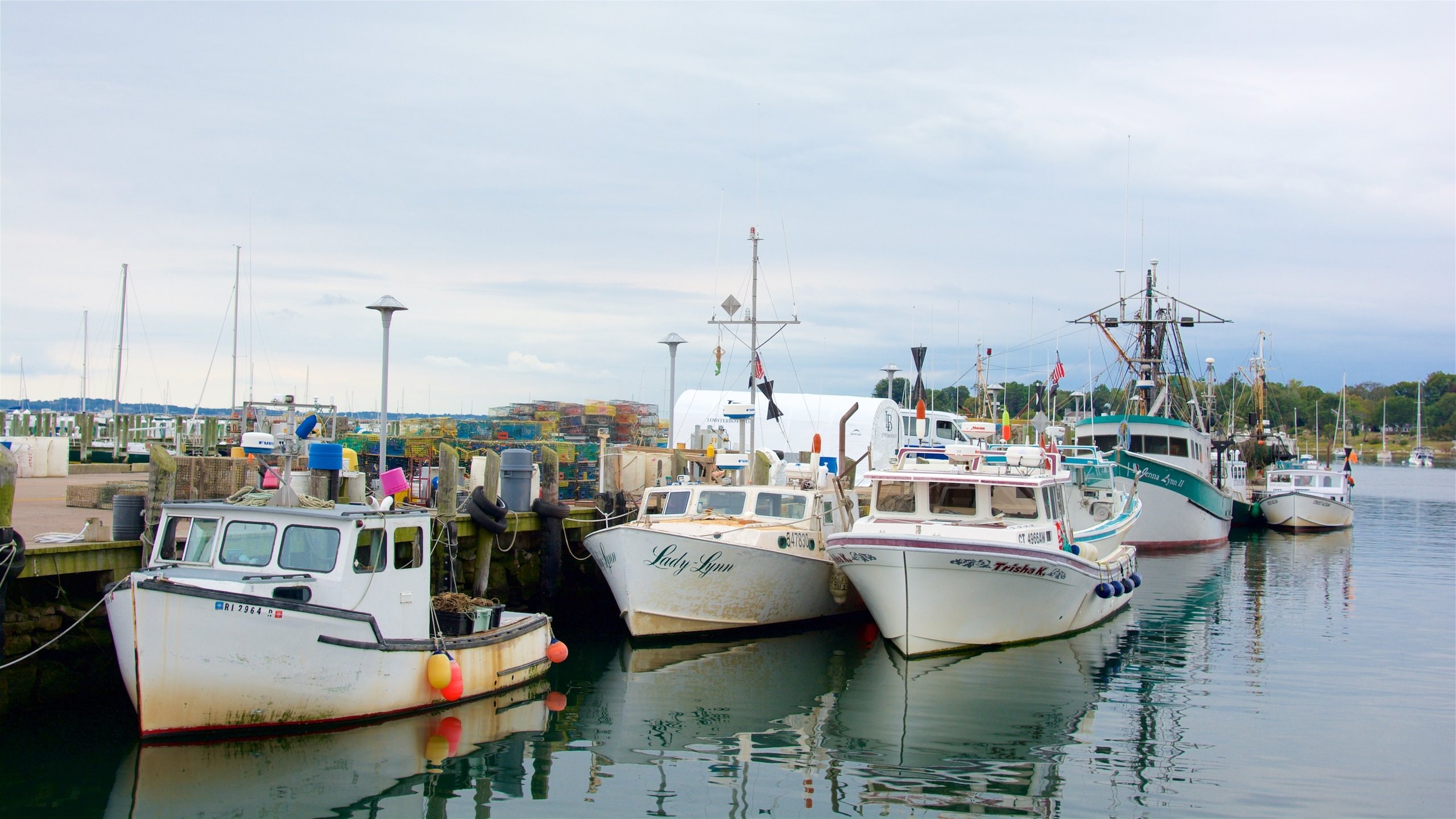 Stonington featuring a bay or harbor