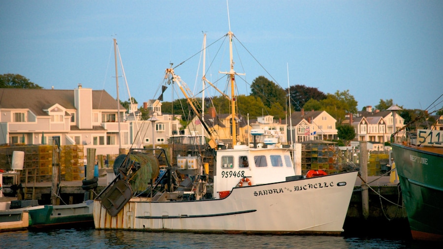 Stonington featuring a bay or harbour