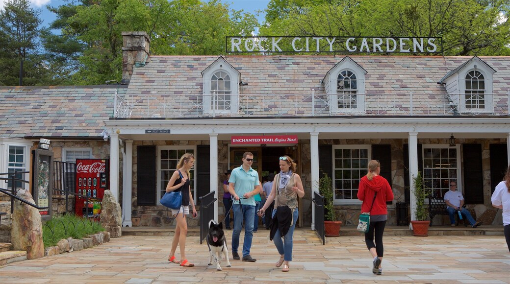 Lookout Mountain das einen Beschilderung sowie Familie