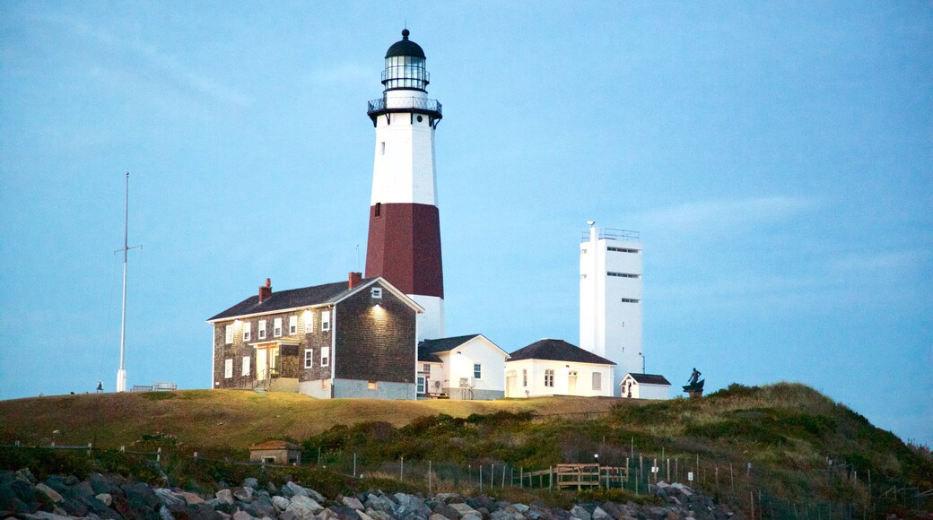 Montauk Point Lighthouse featuring a lighthouse