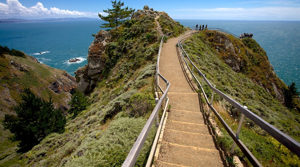 Muir Beach showing views, general coastal views and rugged coastline