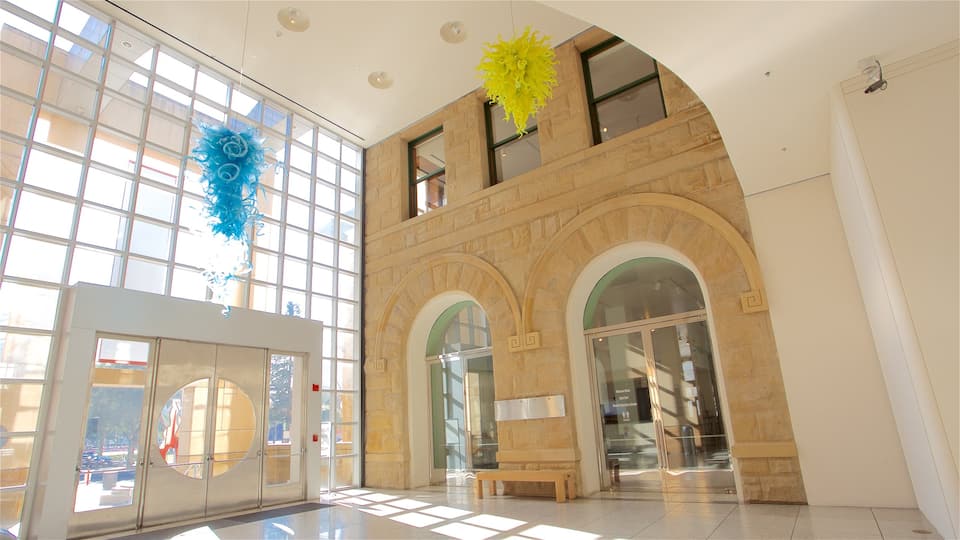 San Jose Museum of Art which includes interior views