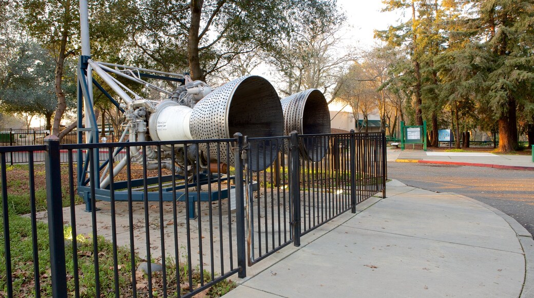 Discovery Museum Science and Space Center which includes a garden