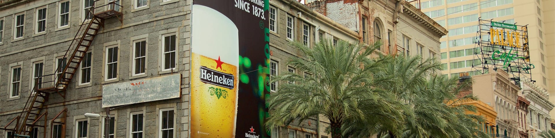 Canal Street featuring signage