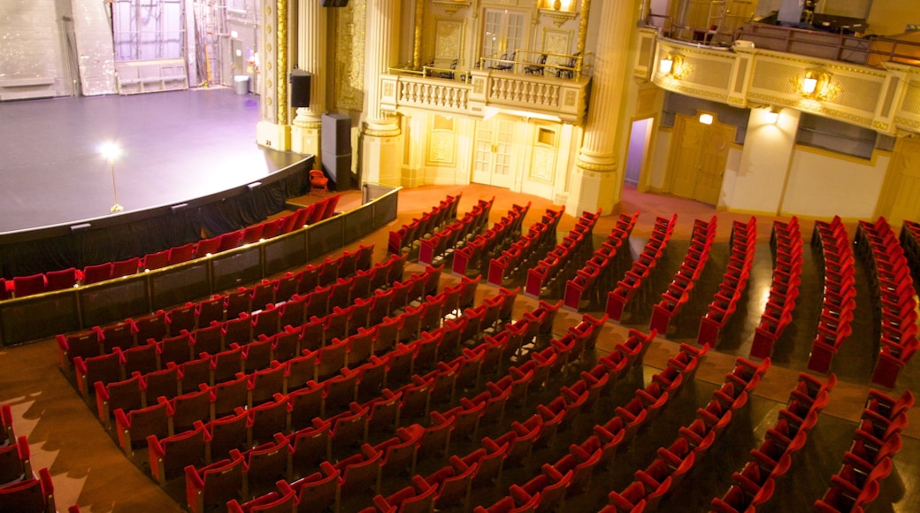 Majestic Theater featuring theater scenes and interior views