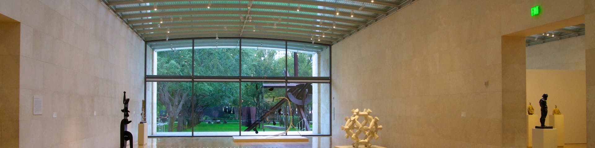 Nasher Sculpture Center featuring interior views and art