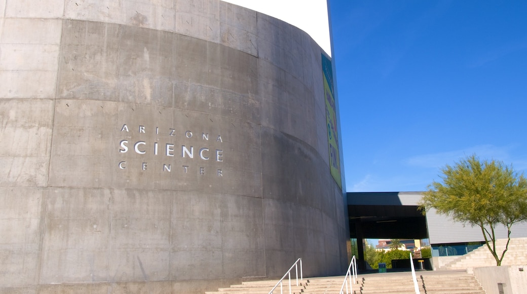 Arizona Science Center og byder på skiltning