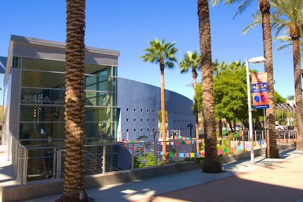 Mesa Arts Center montrant art et scènes tropicales