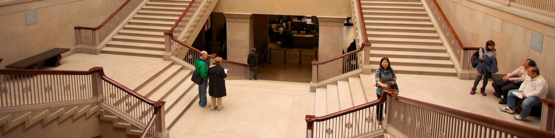 Art Institute of Chicago which includes art and interior views