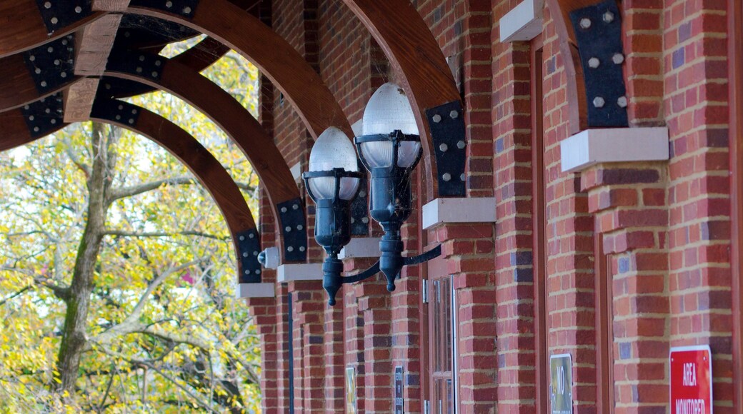 Riverfront Park showing heritage architecture