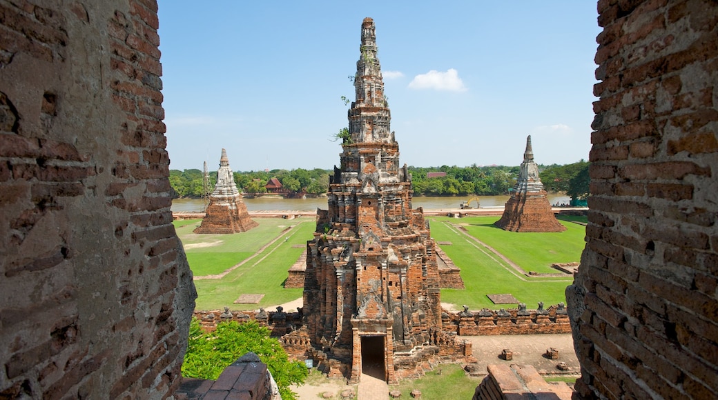Ayuthaya ofreciendo un templo o lugar de culto y patrimonio de arquitectura