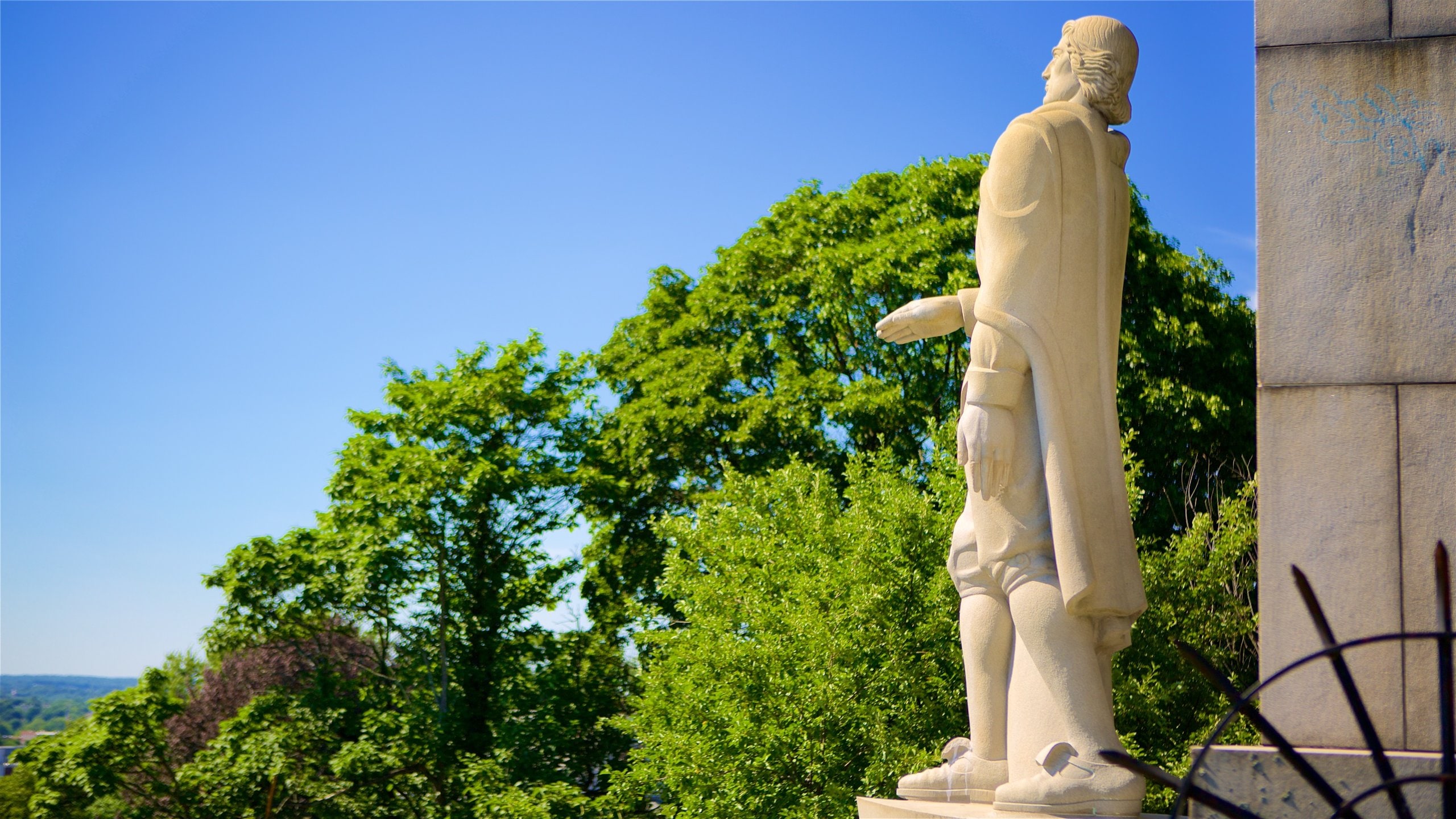 Providence showing a statue or sculpture