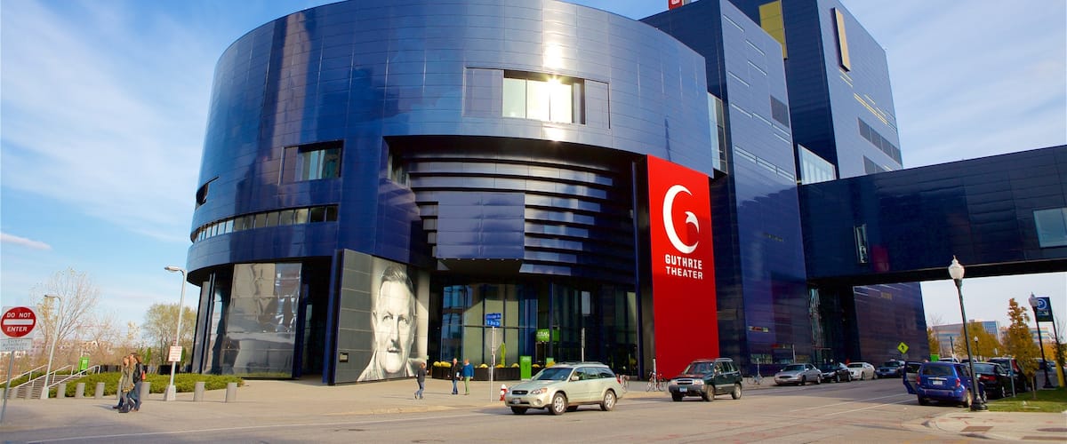 Guthrie Theater which includes modern architecture
