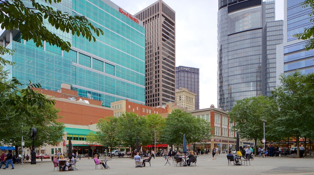 Philadelphia som visar ett torg och en stad