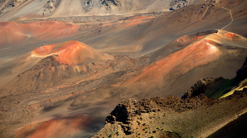 Haleakala National Park which includes landscape views and desert views