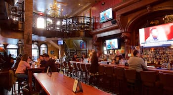 Hell\'s Kitchen featuring a bar, interior views and dining out