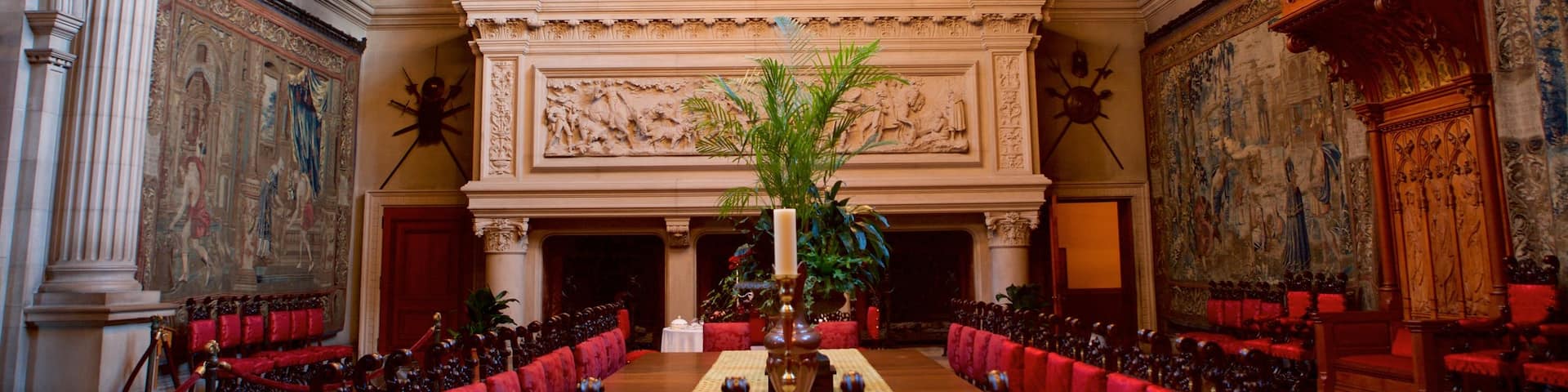 Biltmore Estate mit einem Innenansichten und Geschichtliches