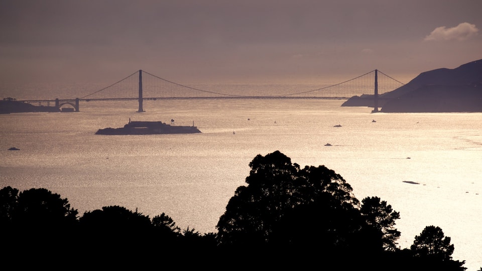 Berkeley which includes a river or creek, a bridge and a sunset