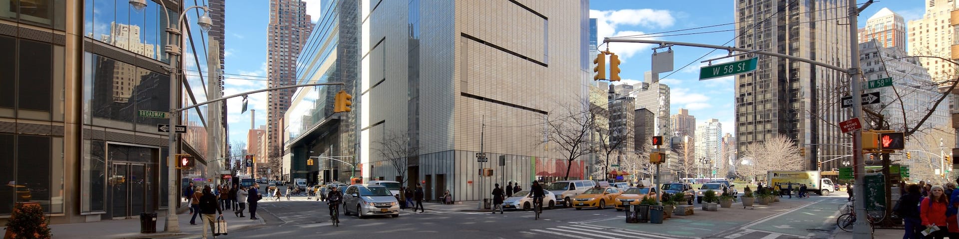 ミュージアム オブ アーツ アンド デザイン どの含み 都市の眺め, 都市 と 高層ビル