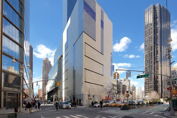 Museum of Arts and Design featuring a high-rise building, a city and cbd