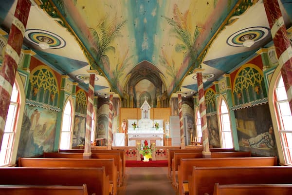 Église Painted Church qui includes vues intérieures, art et église ou cathédrale