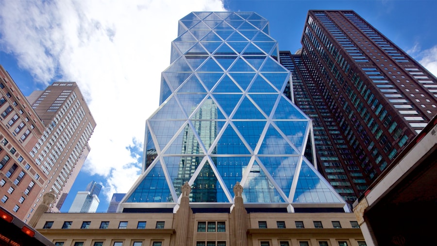 Hearst Tower featuring a city, a high rise building and modern architecture