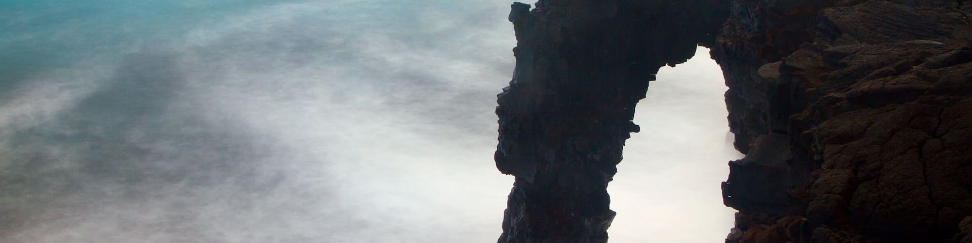 Holei Sea Arch featuring general coastal views and rocky coastline