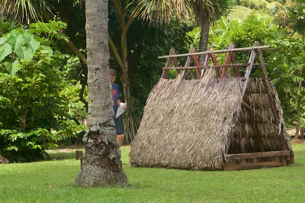 Kamokila Hawaiian Village qui includes parc et culture autochtone