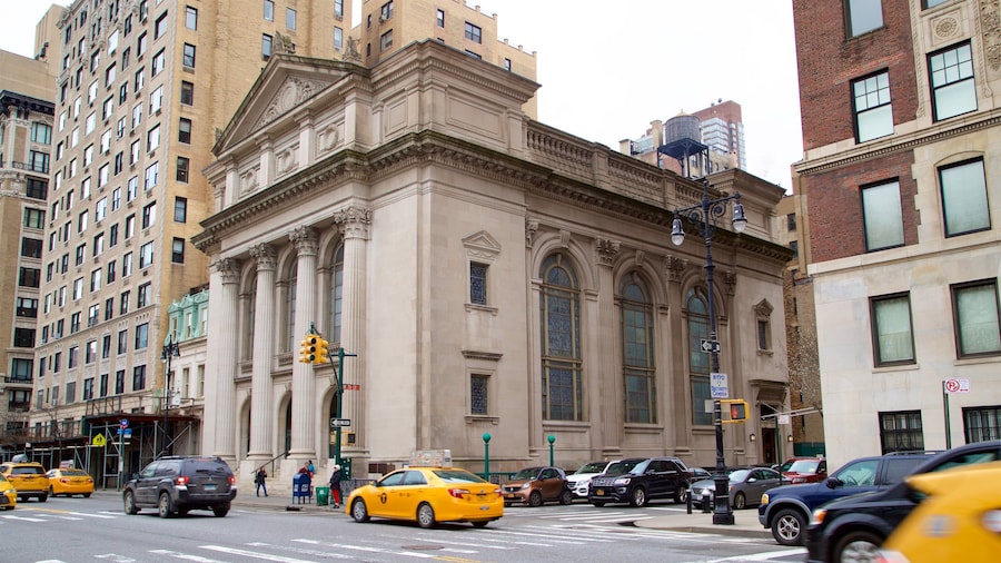 New York showing a city and heritage architecture