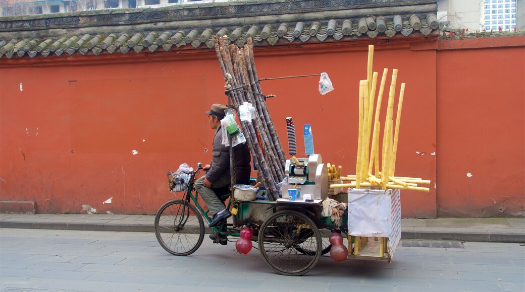 Chengdu featuring road cycling as well as an individual male