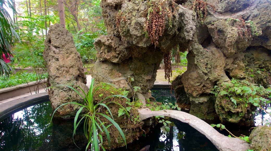 Mosteiro de Wenshu que inclui um parque e um lago