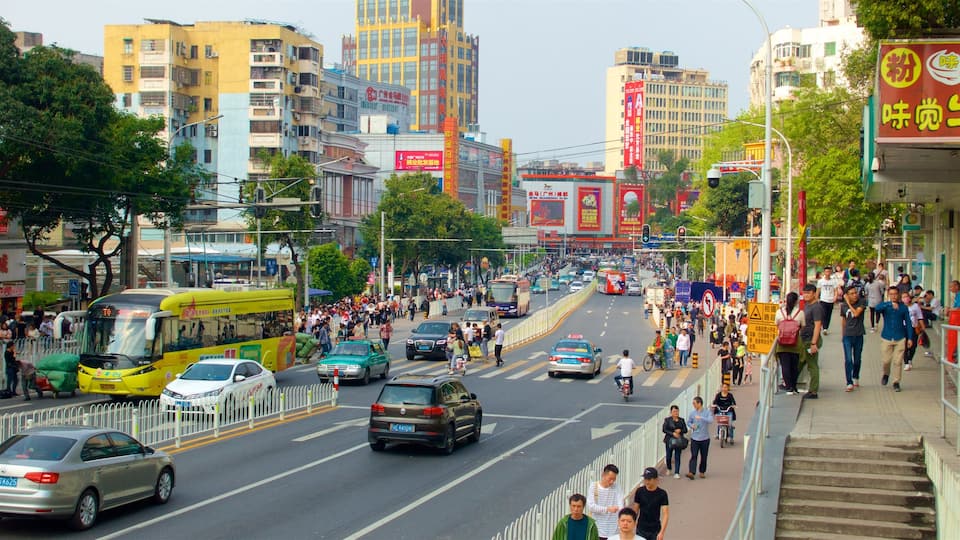 Tianhe which includes central business district, a city and signage