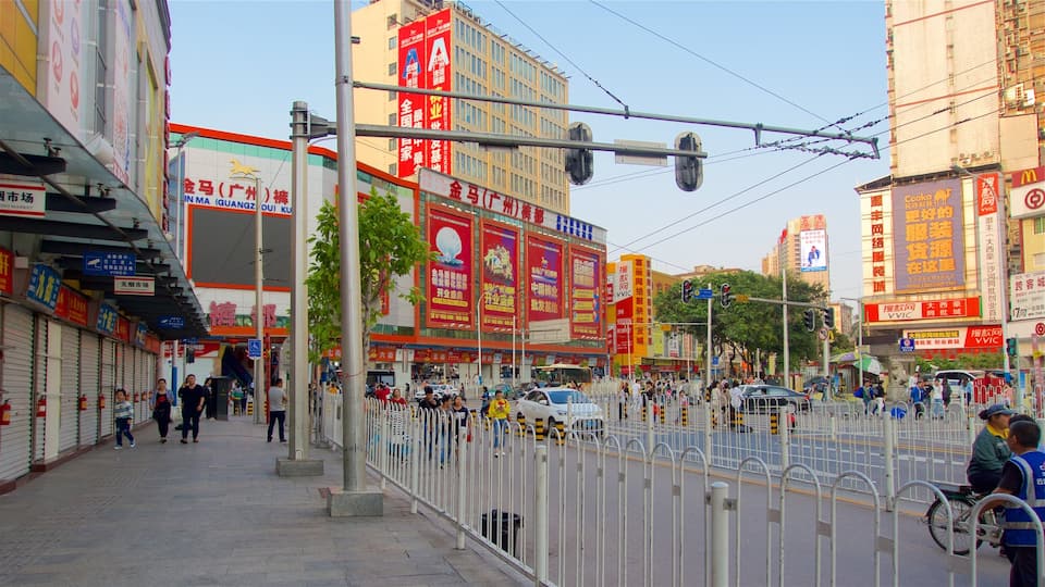 Tianhe featuring a city, a sunset and signage