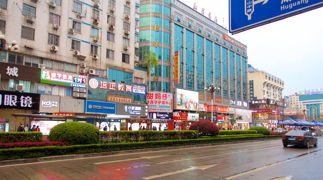 Guilin featuring a city, signage and cbd