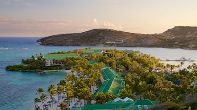 Baie de Mamora mettant en vedette panoramas, scènes tropicales et vues littorales