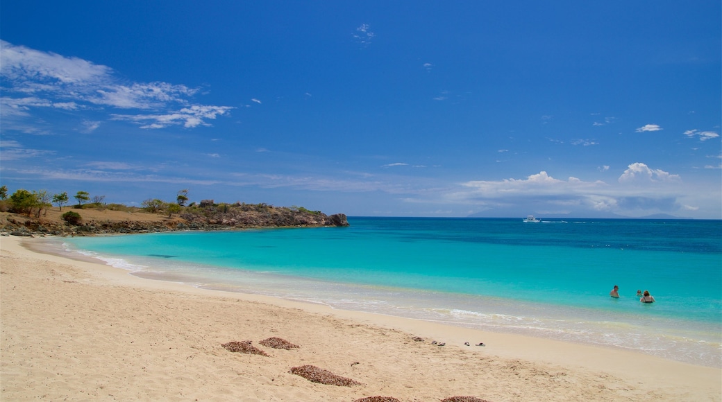 Turner\'s Beach featuring a sandy beach, general coastal views and swimming