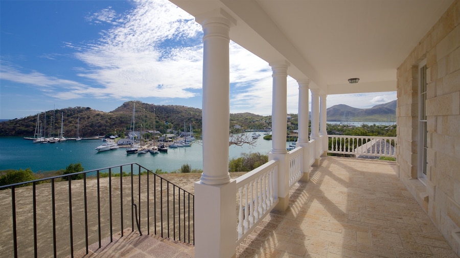 Clarence House showing a bay or harbor