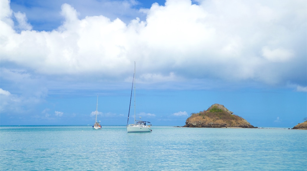 Deep Bay which includes island views and general coastal views